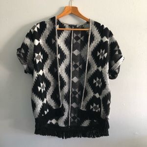 American Eagle poncho vest